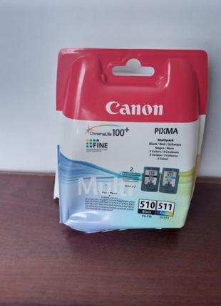 Картриджі canon pg-510 і cl-511 multipack для принтера/мфу