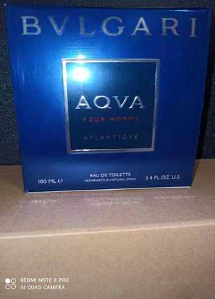 Туалетна вода bvlgari aqva pour homme 100ml2 фото