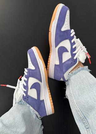 Жіночі кросівки nike sb dunk low "court purple"2 фото