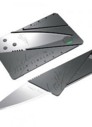 Карманный складной нож кредитка cardsharp1 фото