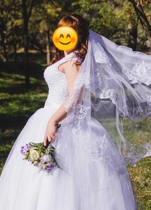Плаття весільне, розмір 46, зріст 153+2 фото