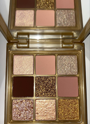 Палетка huda beauty gold obsessions2 фото