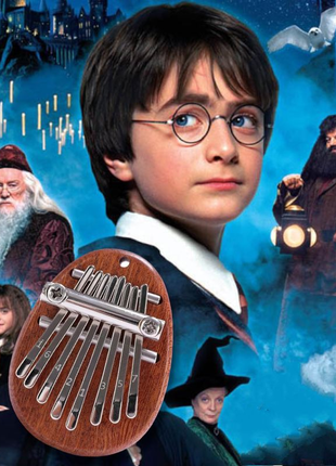 Деревянная мини калимба гарри поттер пианино harry potter hogwarts музыкальный подарок хогвартс путешествие