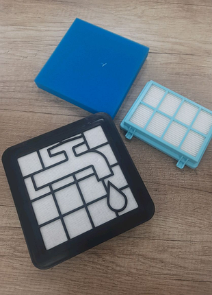 Комплект фільтрів для пилососа philips powerpro compact fc8010/01