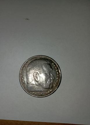 Немецкие монеты 1935 5 рейхсмарок1 фото
