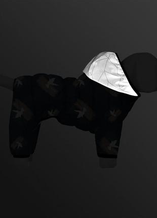 Комбинезон для собак waudog clothes рисунок "флаг", s35, в 52-55 см, с 31-36 см4 фото