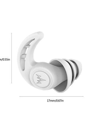 Беруши для стрельбы, стрелковые для военных tactical proplugs grey 3fl