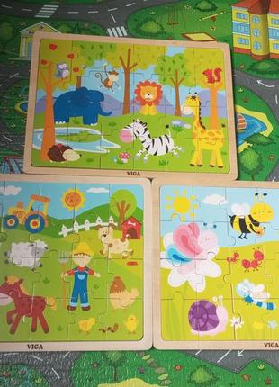 Пазлы viga toys