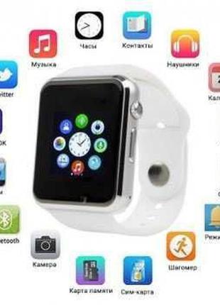 Наручний розумний годинник smart watch a1 з телефоном і камерою4 фото