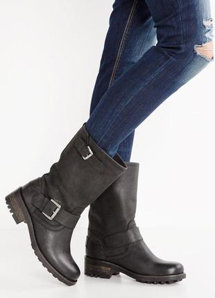 #125 шкіряні чоботи від bullboxer