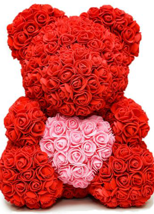 Ведмедик із троянд "teddy bear" 40 см

ведмедик із троянд — оригі
