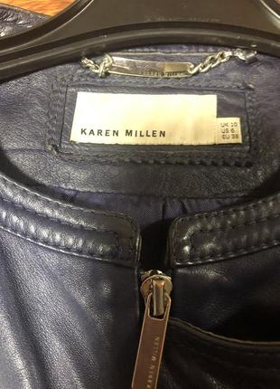 Кожаная  курточка karen millen2 фото