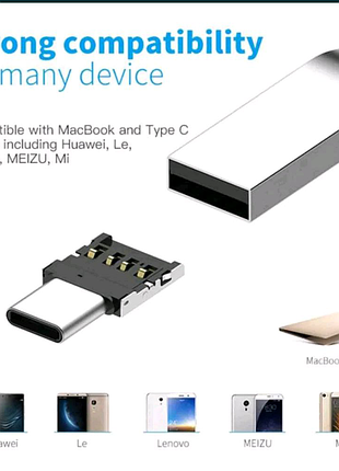 Перехідник usb type-c 3