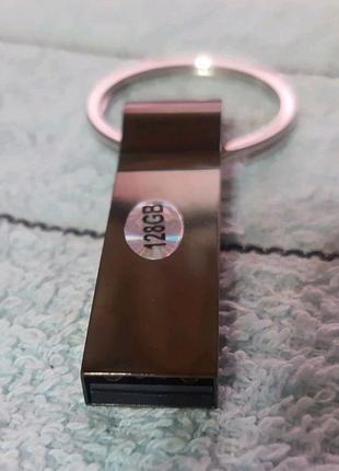 Флешка 128gb. металева