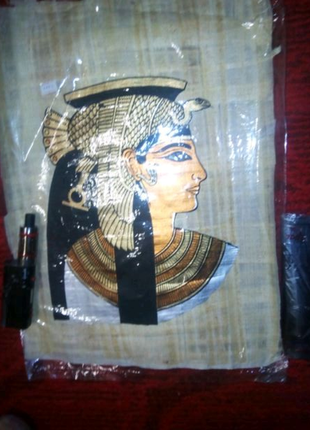 Картини єгипетські на папірусі царі, жерці
