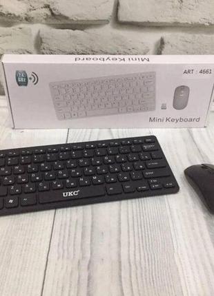 Бездротова клавіатура ios з мишкою keyboard wireless 901