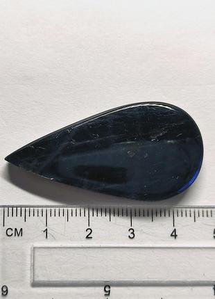 Натуральный камень для создания украшений лабрадор кабошон синий вставка двухсторонняя...