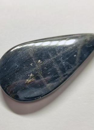 Натуральный камень для создания украшений лабрадор кабошон синий вставка двухсторонняя...