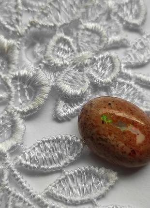 Кабошон - опал матричный, камень ювелирный природный для создания украшений 15,5 ct