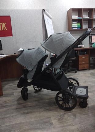 Прогулянкова коляска для двійнят baby jogger city select lux