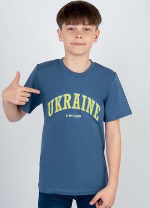 Патріотична футболка підліткова, футболка з українською символікою, з патріотичним принтом4 фото