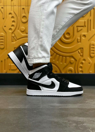 🔥жіночі кросівки nike air jordan high s black/white