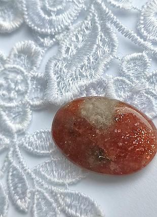 Солнечный камень кабошон, гелиолит для создания ювелирных украшений