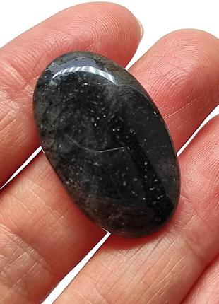 Турмалиновый кварц - кабошон