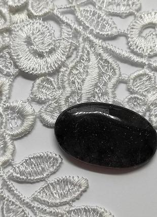 Турмалиновый кварц - кабошон