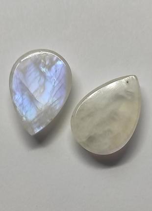 Лунный камень - кабошон (пара)