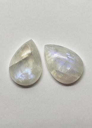 Лунный камень - кабошон (пара)