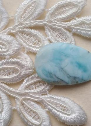 Природний ларимар кабошон парус для створення прикрас 20,4 ct