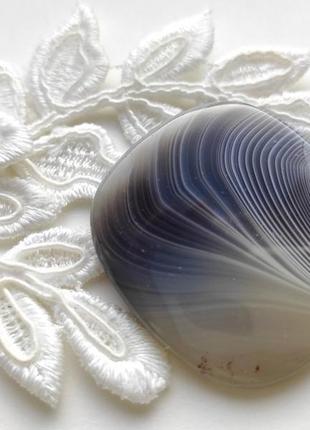 Ботсванський агат кабошон, природний пейзажний камінь для створення ювелірних прикрас