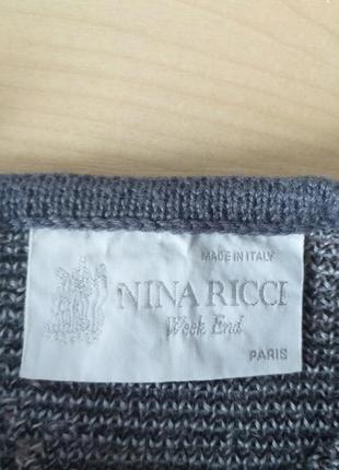 Nina ricci vintage светр "оверсайз" 6
