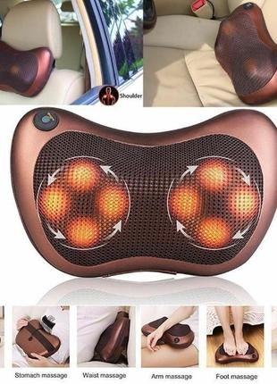 Роликовий массажер массажная подушка massage pillow2 фото