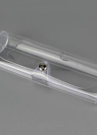 Прозорий силіконовий чохол, футляр для окулярів медичних для зору