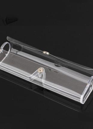Прозорий силіконовий чохол, футляр для окулярів медичних для зору2 фото