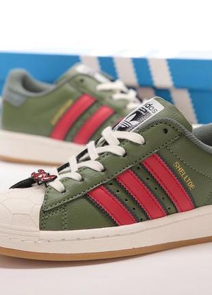 Tmnt x adidas superstar “shelltoe” кроссовки черепашки ниндзя2 фото