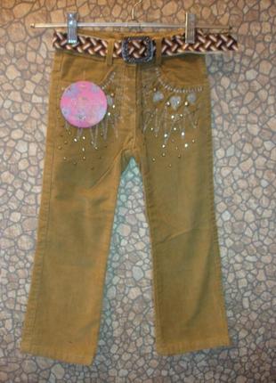 Вельветовые джинсы "jerry baby"  5 лет1 фото