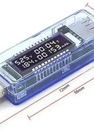 Usb тестер keweisi kws-v20 амперметр, вольтметр,