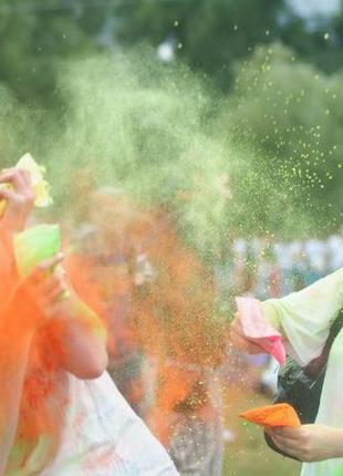 Фарби холі (гула), набір 12 кольорів по 75 грам, фарба холі