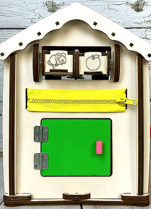 Бізіборд - будиночок развиваючий для дітей від 9-ти місяців4 фото