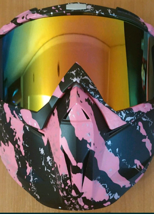Гірськолижна маска-трансформер. різноманітний вибір кольорів.4 фото