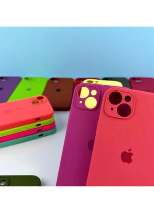 Накладка silicone case 100% original separate camera iphone xr 6.1" (дизайн 12/13)6 фото