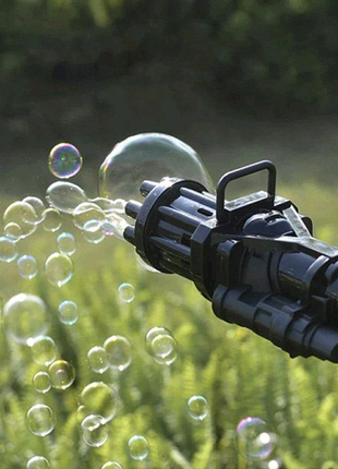 Пулемет детский с мыльными пузырями gatling миниган wj 9504 фото