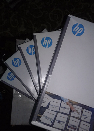 Новий офісний папір hp 80 g/m' 500 аркушів.
цена за 1пачку 
вис