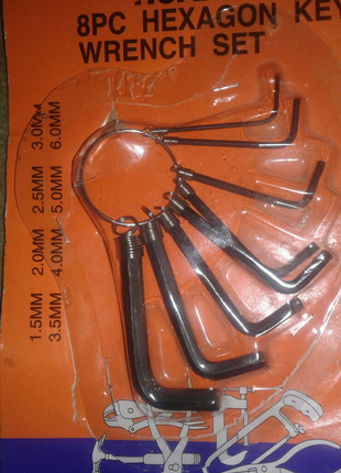 Новый набор шестигранных ключей