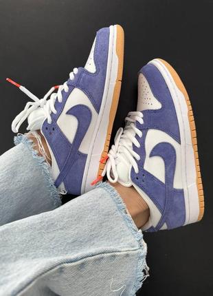 Nike sb dunk low "court purple"2 фото
