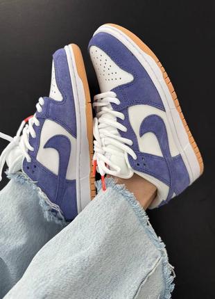 Nike sb dunk low "court purple"5 фото