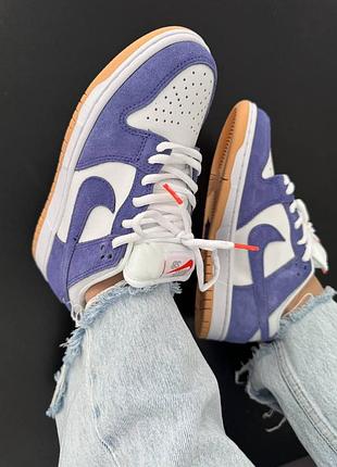 Nike sb dunk low "court purple"3 фото